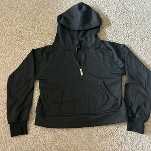 Charcoal Black Quarter Zip Activewear